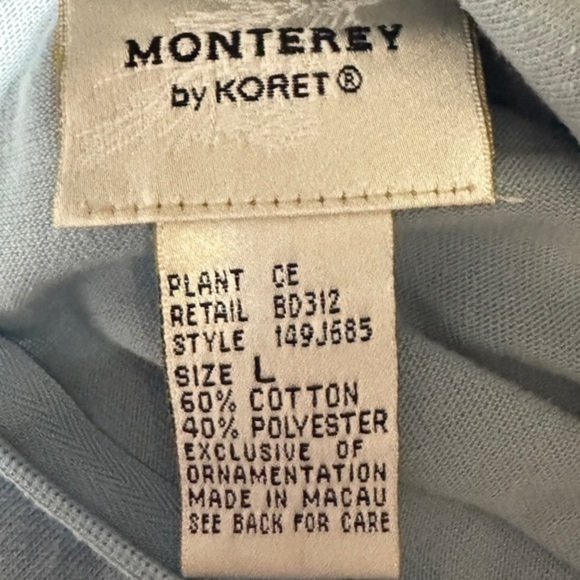 Vintage Equestrian Embroidered Mock Neck Top Large horse - Picture 3 of 7